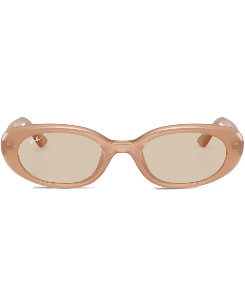 Ray Ban Sonnenbrille mit Logo - Nude Nude