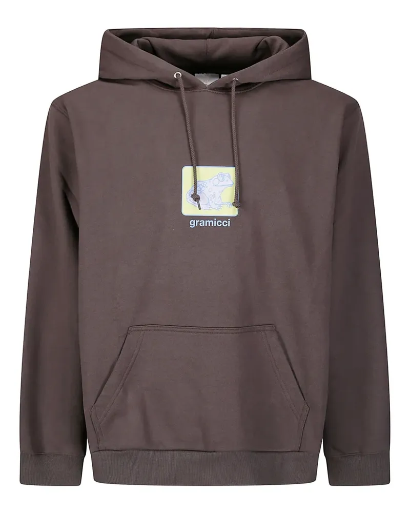 GRAMICCI kangaroo-pocket hoodie - Braun Braun