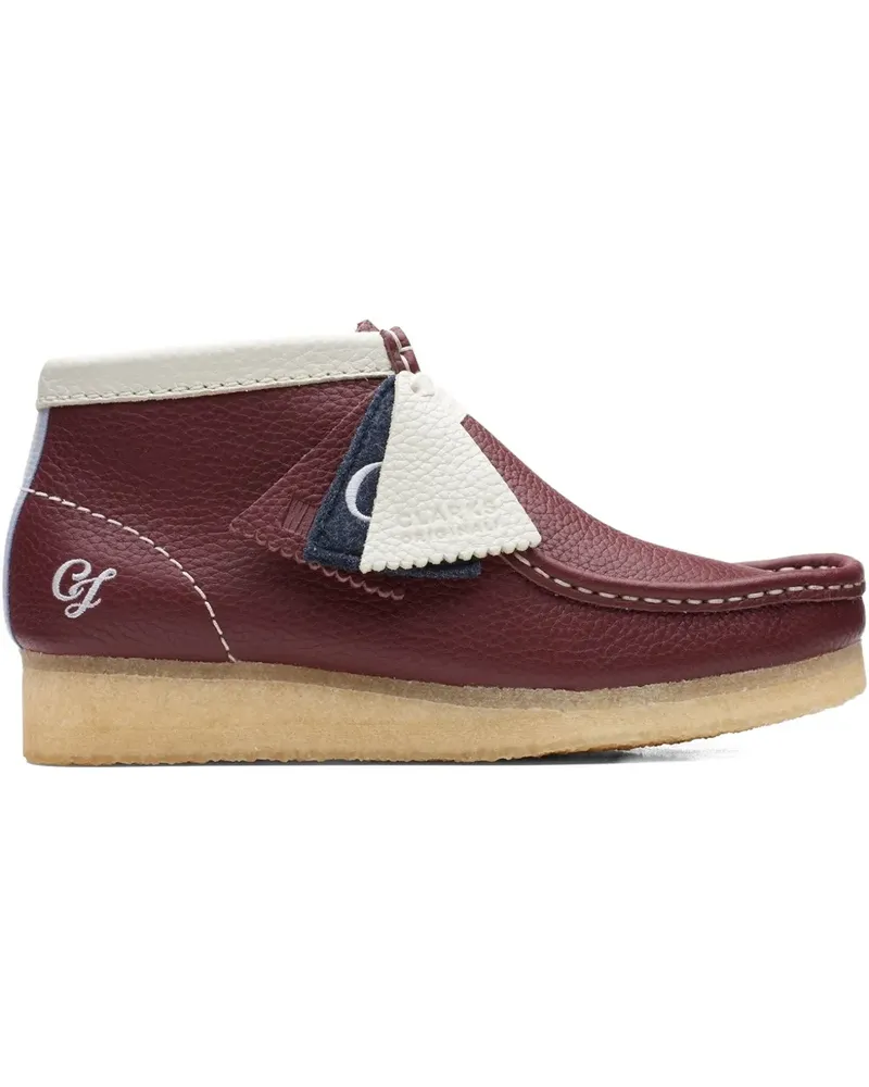 Clarks Wallabee Schnürstiefel - Rot Rot