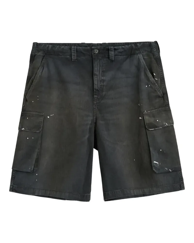 Our Legacy Mount Shorts mit Cargotaschen - Schwarz Schwarz