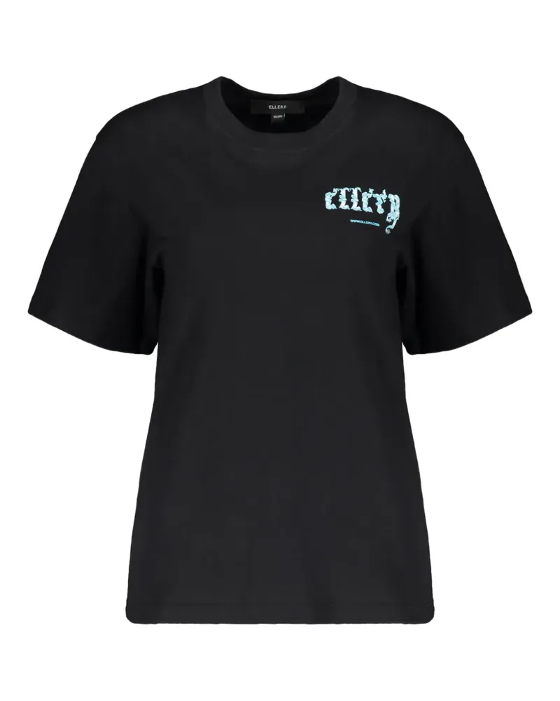 ELLERY logo-print T-shirt - Schwarz Schwarz