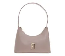 Handtasche aus Leder - Nude