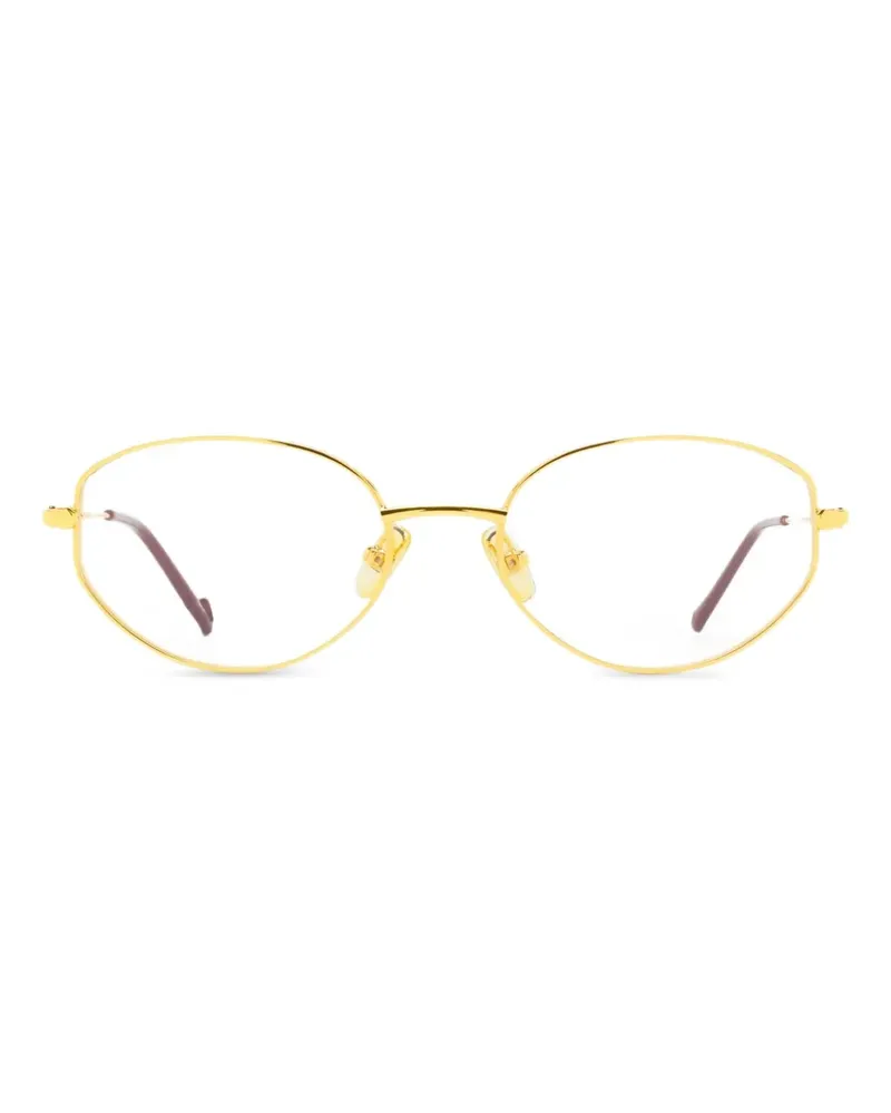 Eyepetizer Brille mit ovalem Gestell - Gold Gold