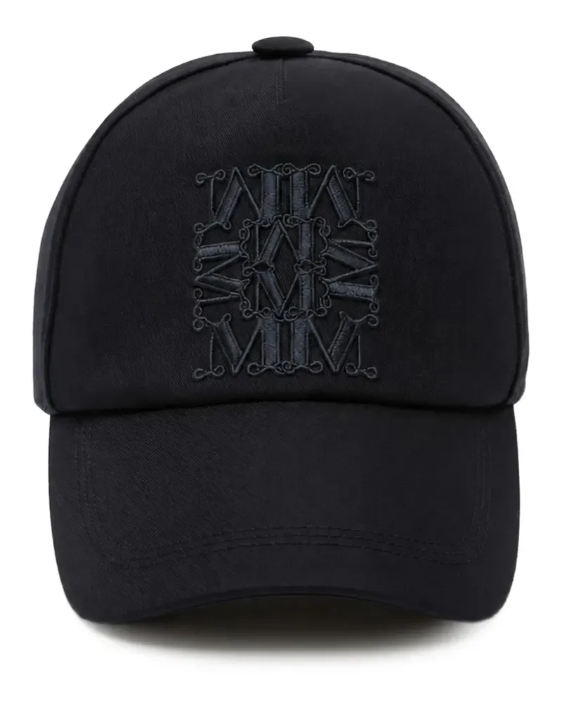 Max Mara Baseballkappe mit Logo-Stickerei - Blau Blau