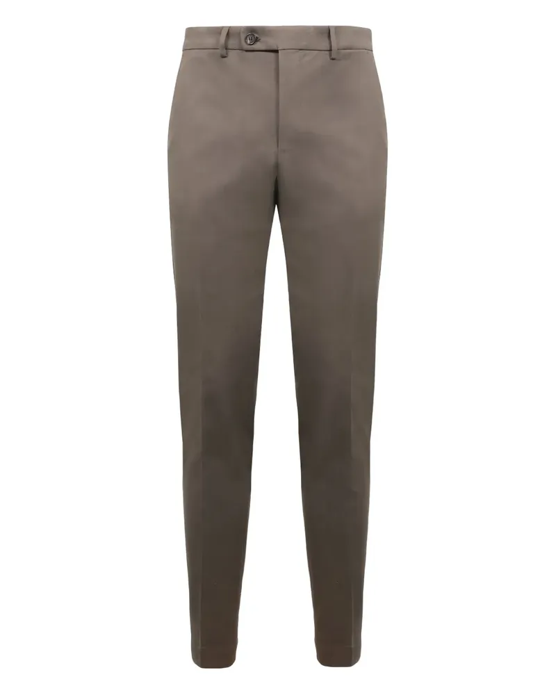 Slowear Geknöpfte Hose mit eingefassten Taschen - Braun Braun