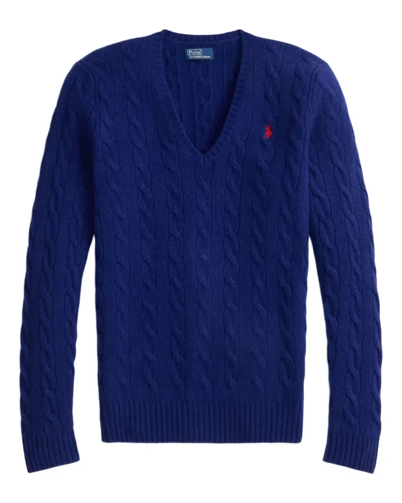 Ralph Lauren Kimberly Pullover mit V-Ausschnitt - Blau Blau