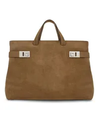 Ferragamo Großer Shopper Nude