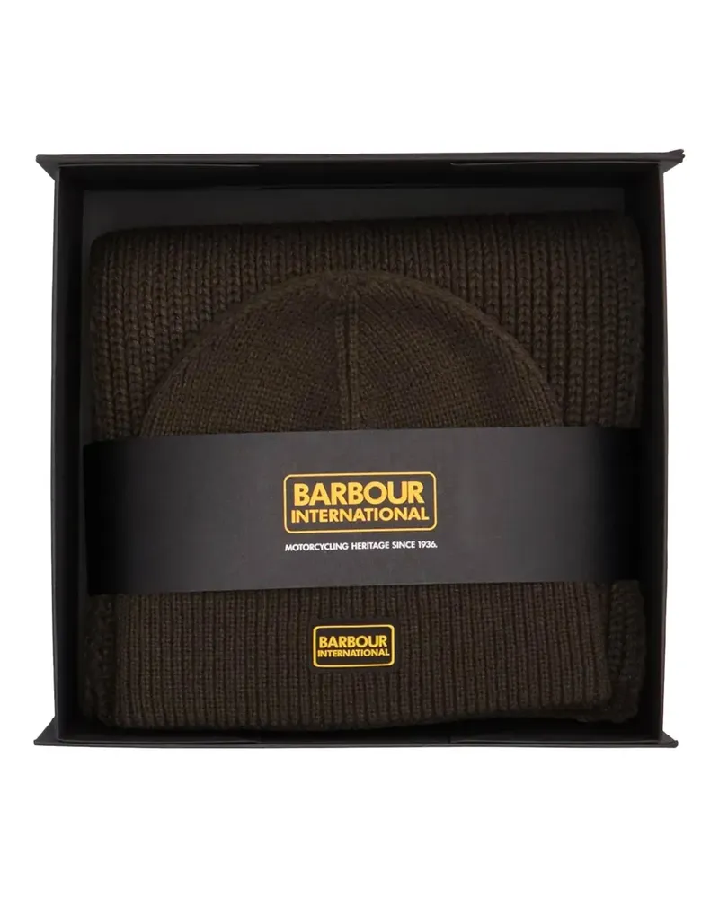 Barbour ribbed scarf set - Braun Braun