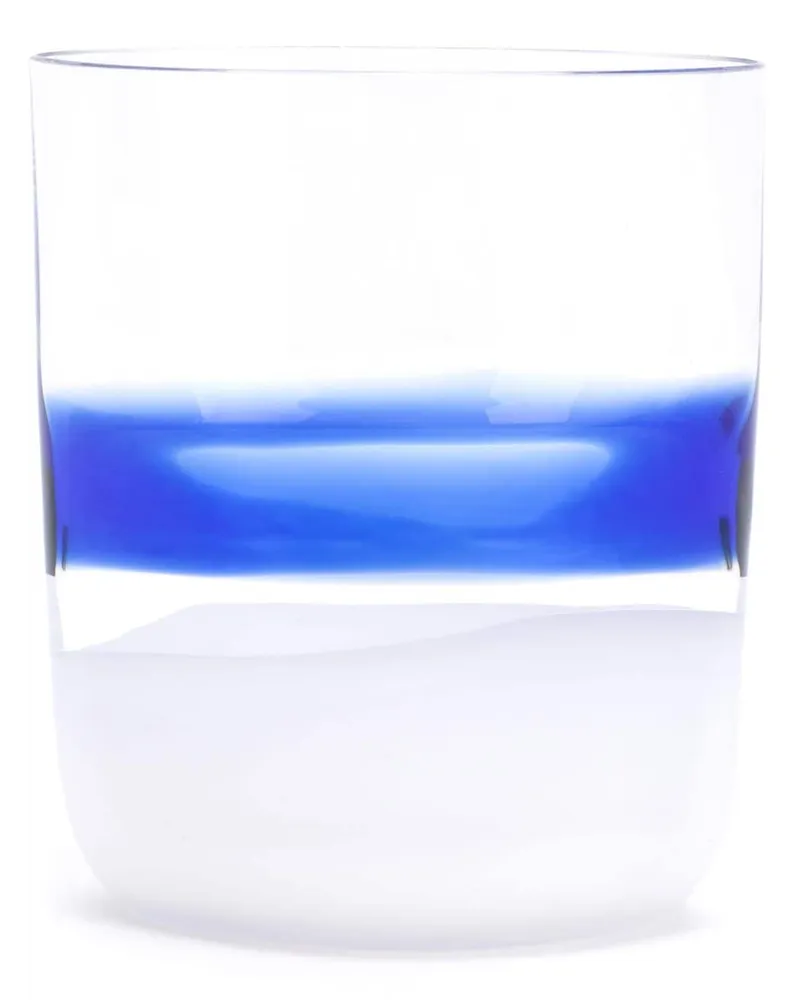 Carlo Moretti Gemustertes Glas - Blau Blau