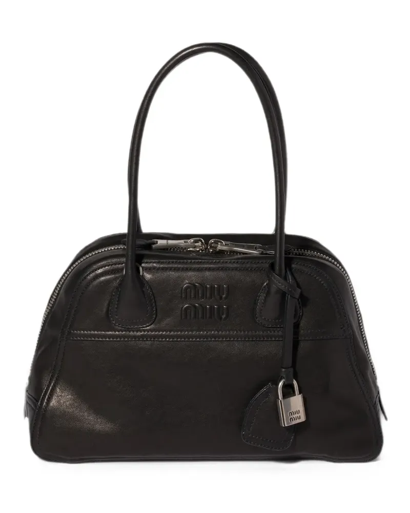 Miu Miu Vivant Ledertasche - Schwarz Schwarz