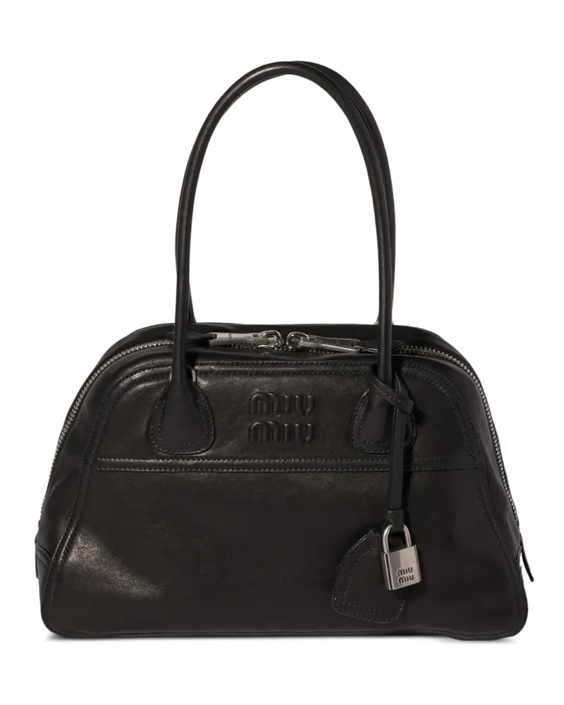 Miu Miu Vivant Ledertasche - Schwarz Schwarz
