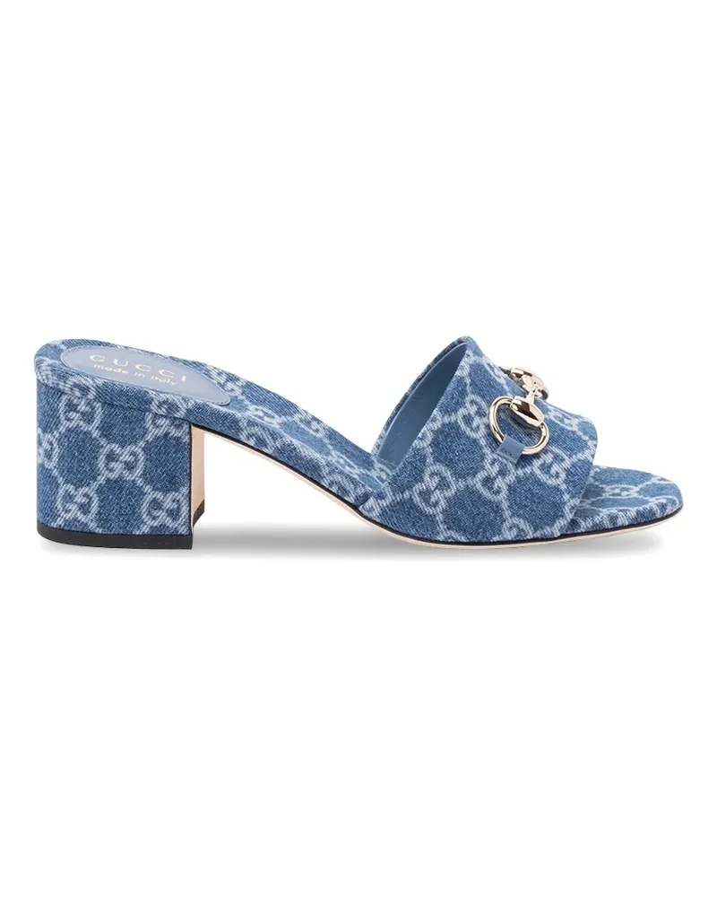 Gucci Sandalen mit Horsebit-Muster - Blau Blau
