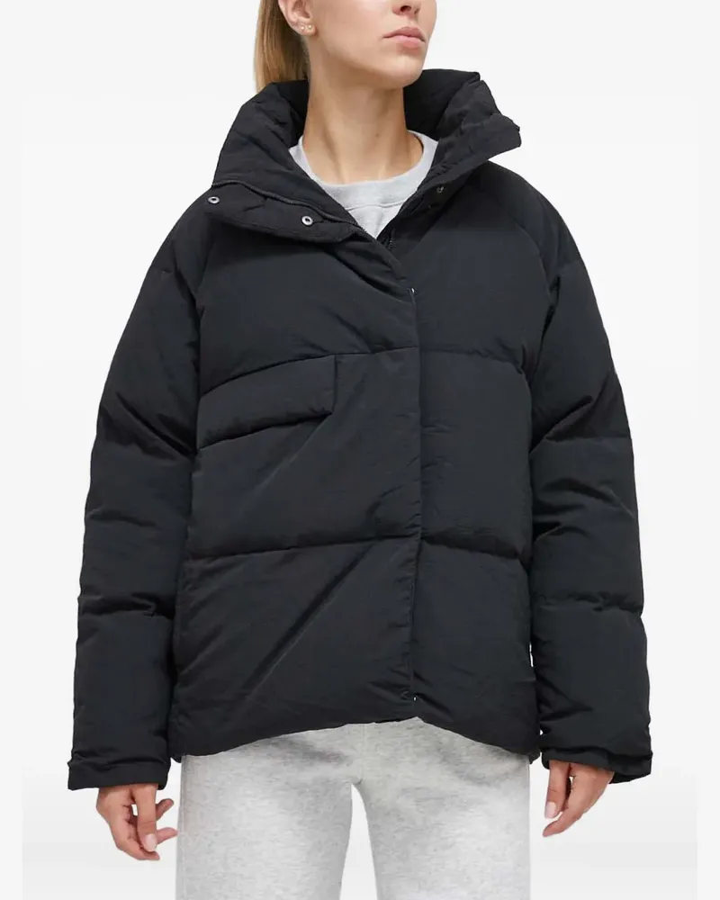 adidas quilted puffer jacket - Schwarz Schwarz
