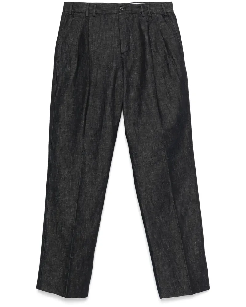 PT TORINO Klassische Bundfaltenhose - Blau Blau