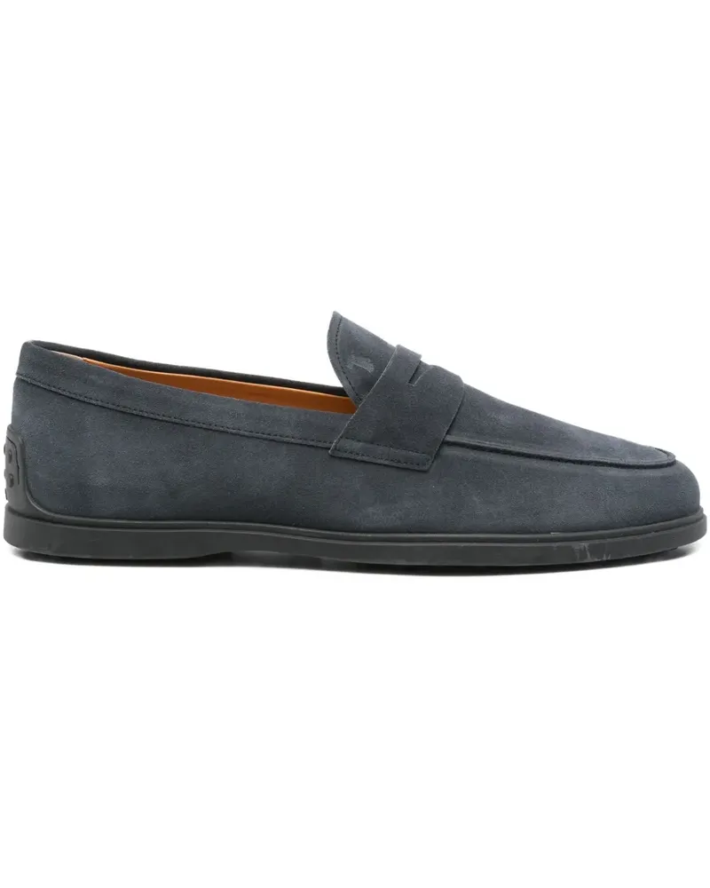 TOD'S Loafer aus Wildleder - Blau Blau