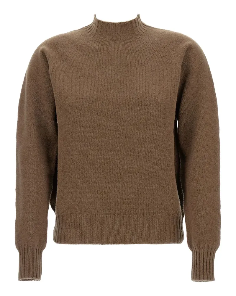 Drumohr  Pullover mit rundem Ausschnitt - Braun Braun