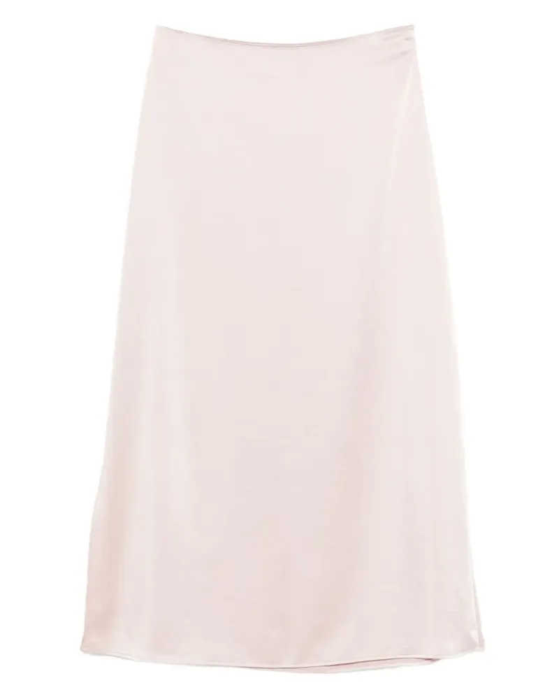 Max Mara Midirock im Satin-Look - Nude Nude