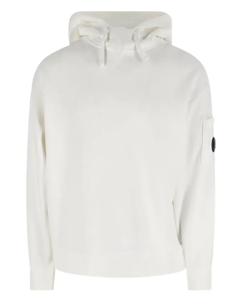 C.P. Company Hoodie mit Logo - Weiß Weiß