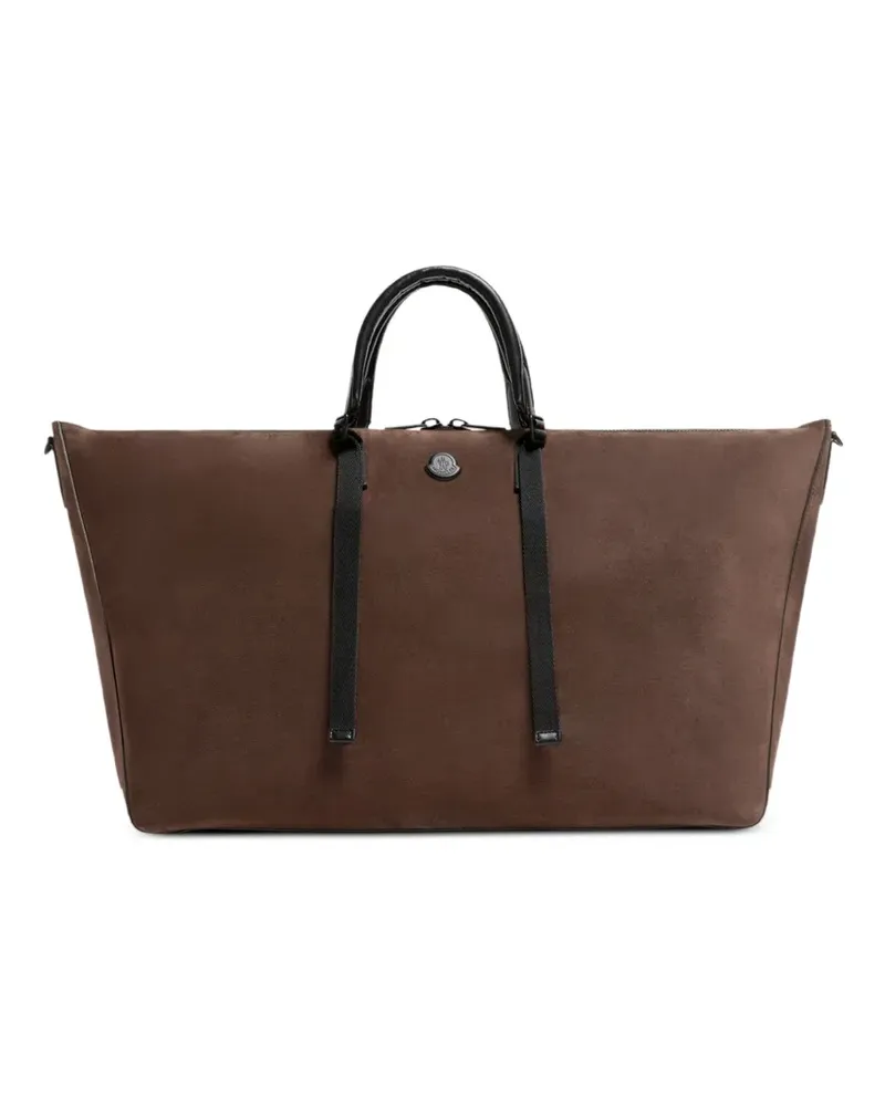 Moncler Carlo logo-detail duffle bag - Braun Braun