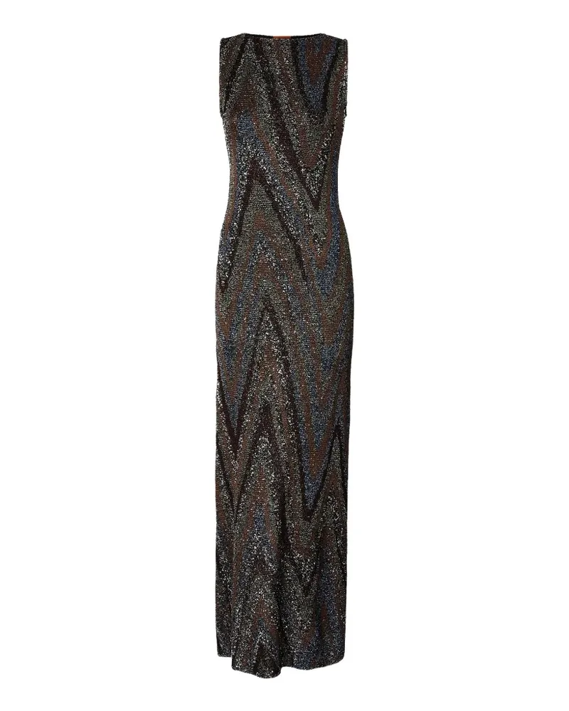 Missoni Ärmelloses Maxikleid - Braun Braun