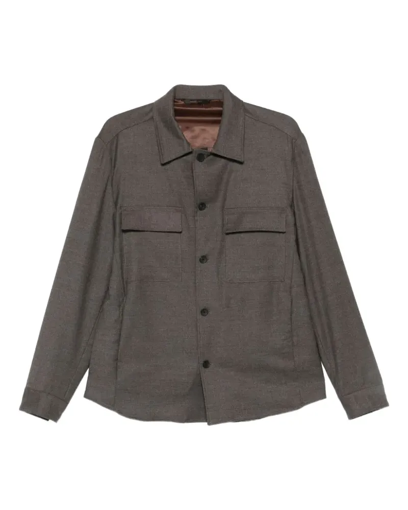 Briglia 1949 Hemd mit Taschendetail - Grau Grau