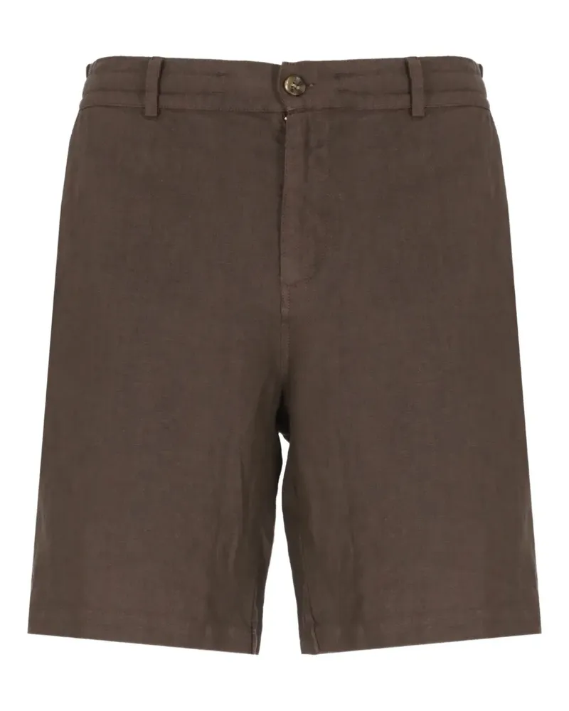 MC2 Saint Barth Shorts aus Leinen - Braun Braun