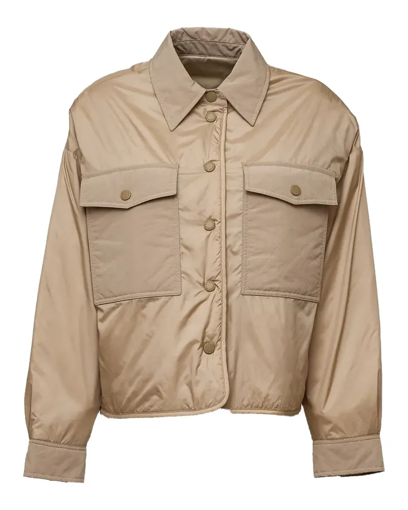 Max Mara Wendbare Jacke aus wasserabweisendem Canvas - Nude Nude