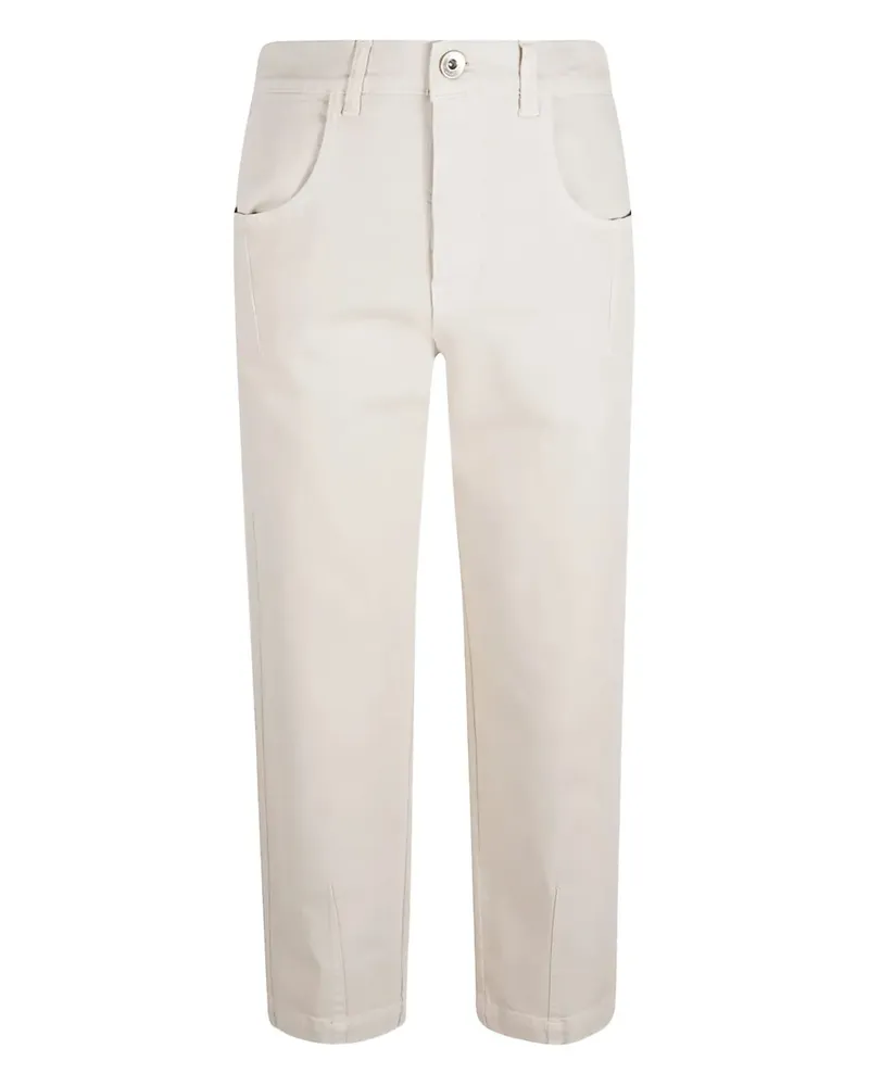 Eleventy Hose mit aufgesetzten Taschen - Weiß Weiß