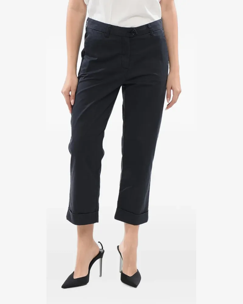 Woolrich Cropped-Hose - Blau Blau