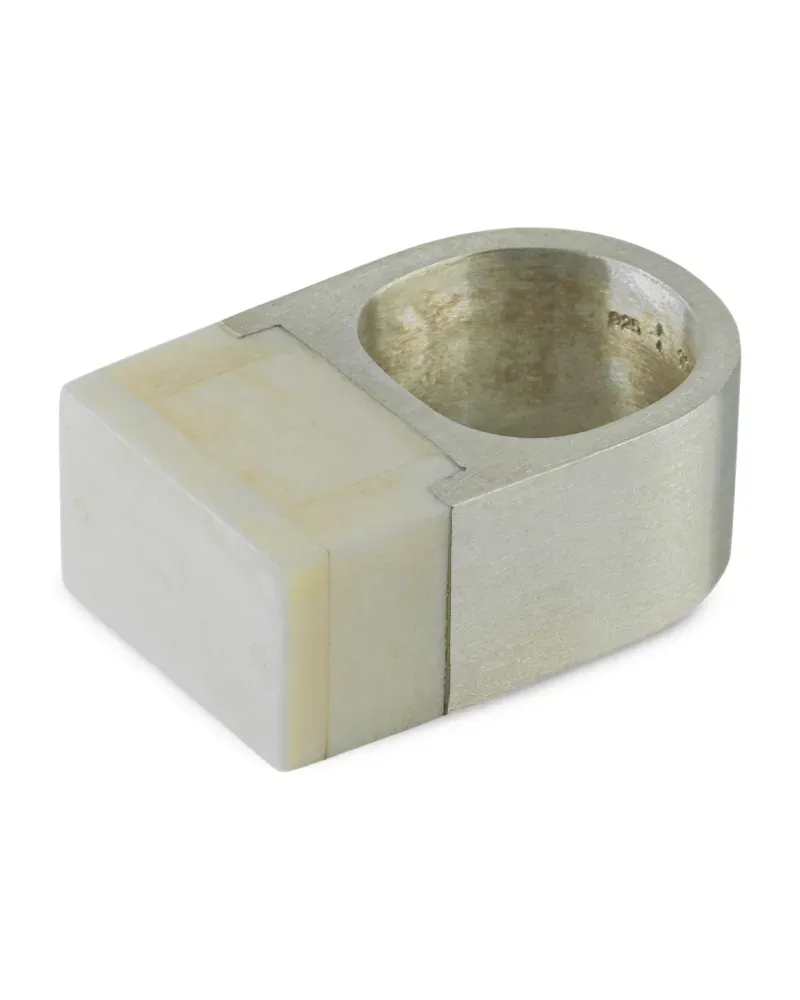 Parts Of Four Plate Ring - Silber Silber