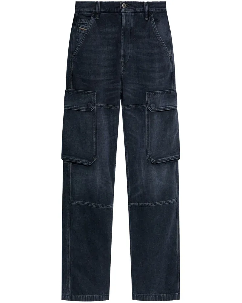 Diesel D-Pot-Cargo Jeans - Blau Blau