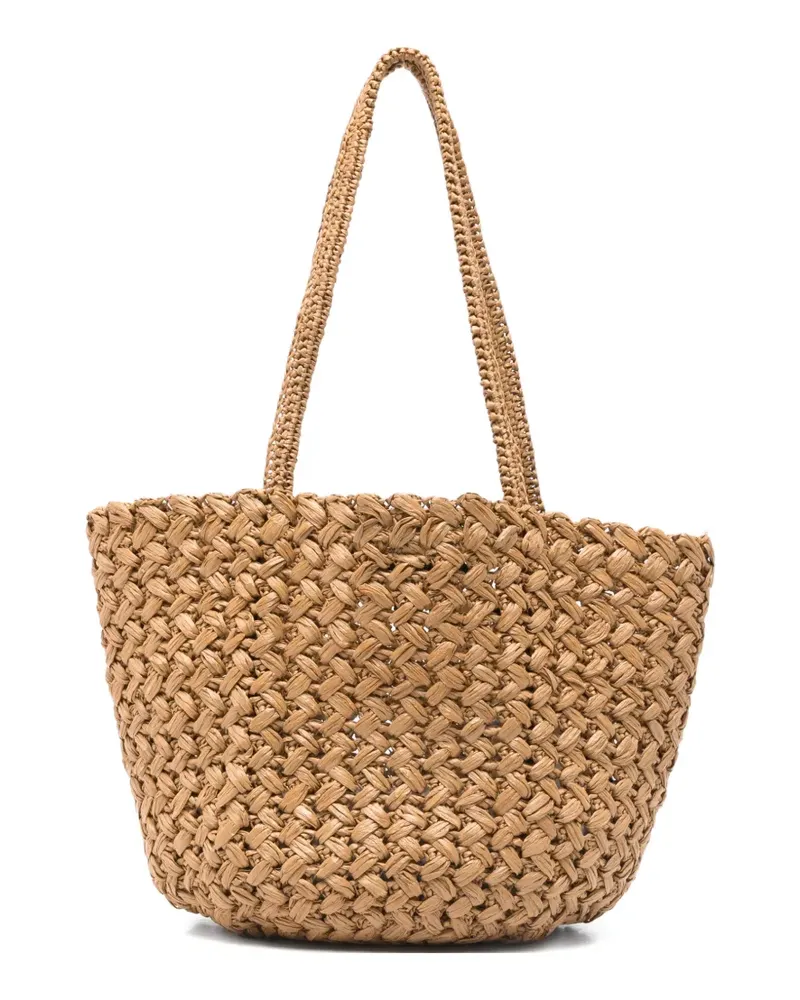 The Row Gewebter Estelle Tote Bag - Braun Braun