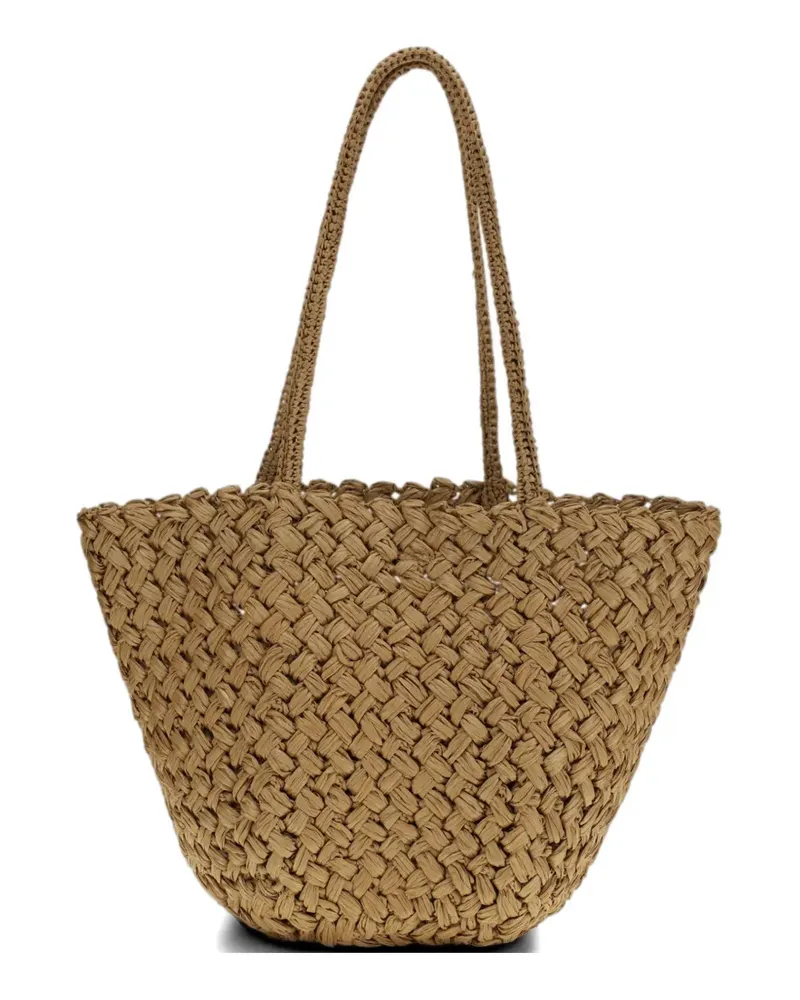 The Row Gewebter Estelle Tote Bag - Braun Braun