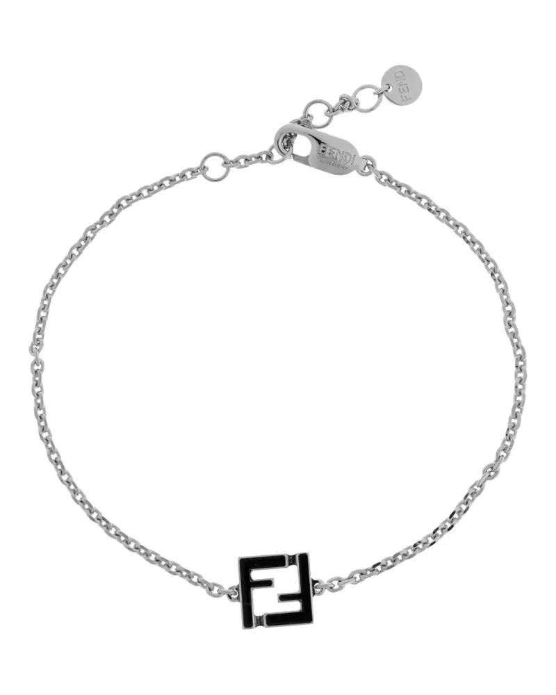 Fendi Kettenarmband mit Logo - Silber Silber