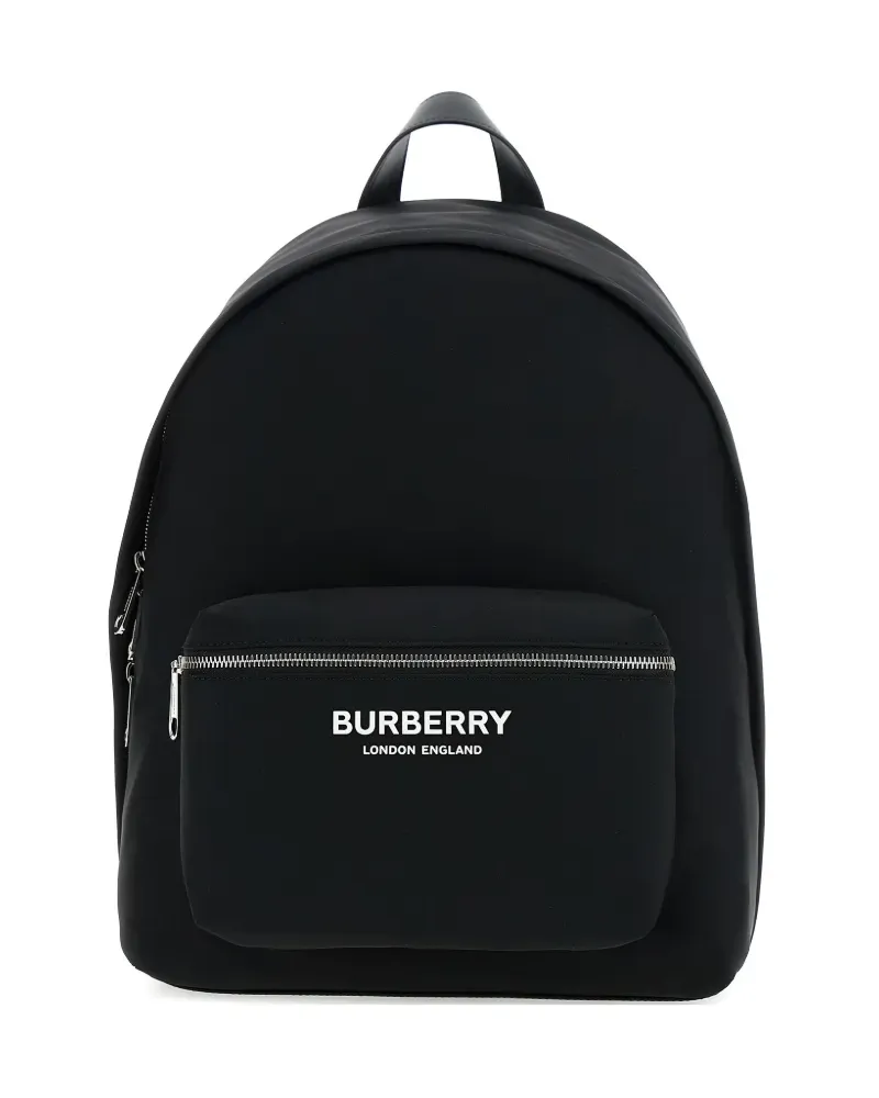 Burberry logo-print zip-around backpack, - Schwarz Schwarz