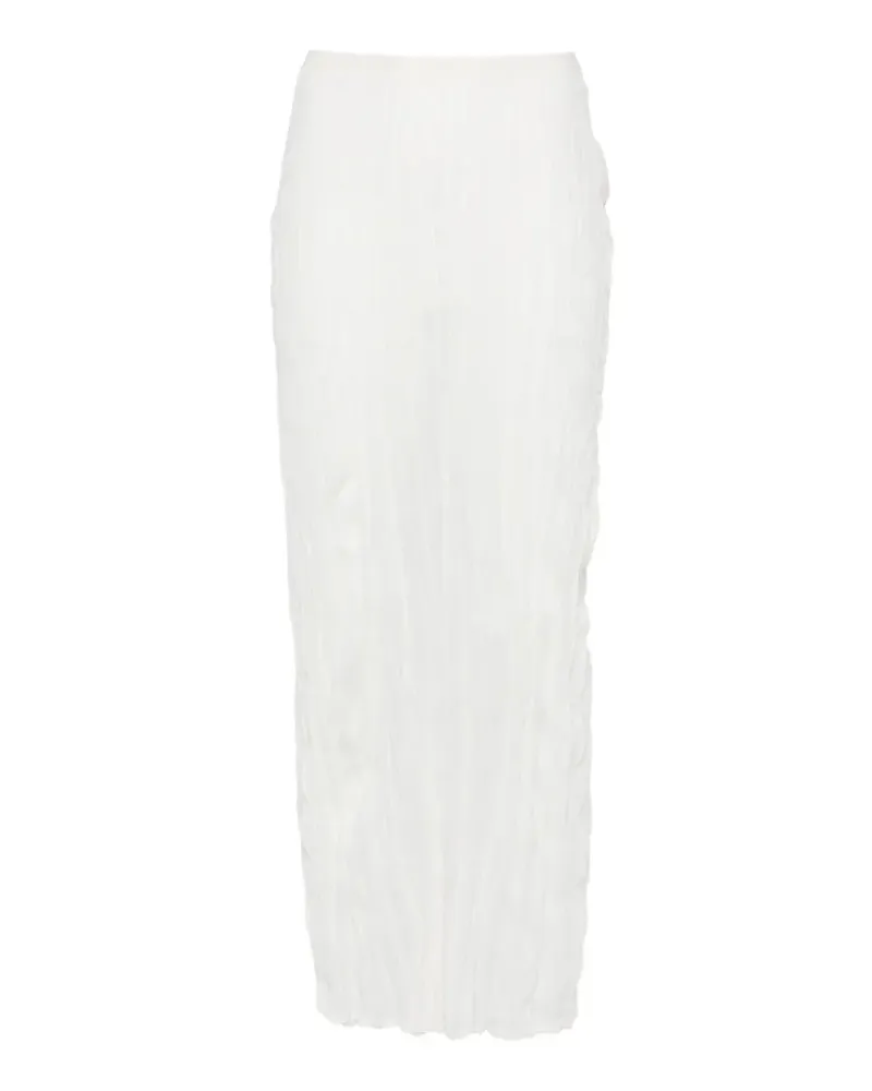 Totême crinkled maxi skirt - Weiß Weiß