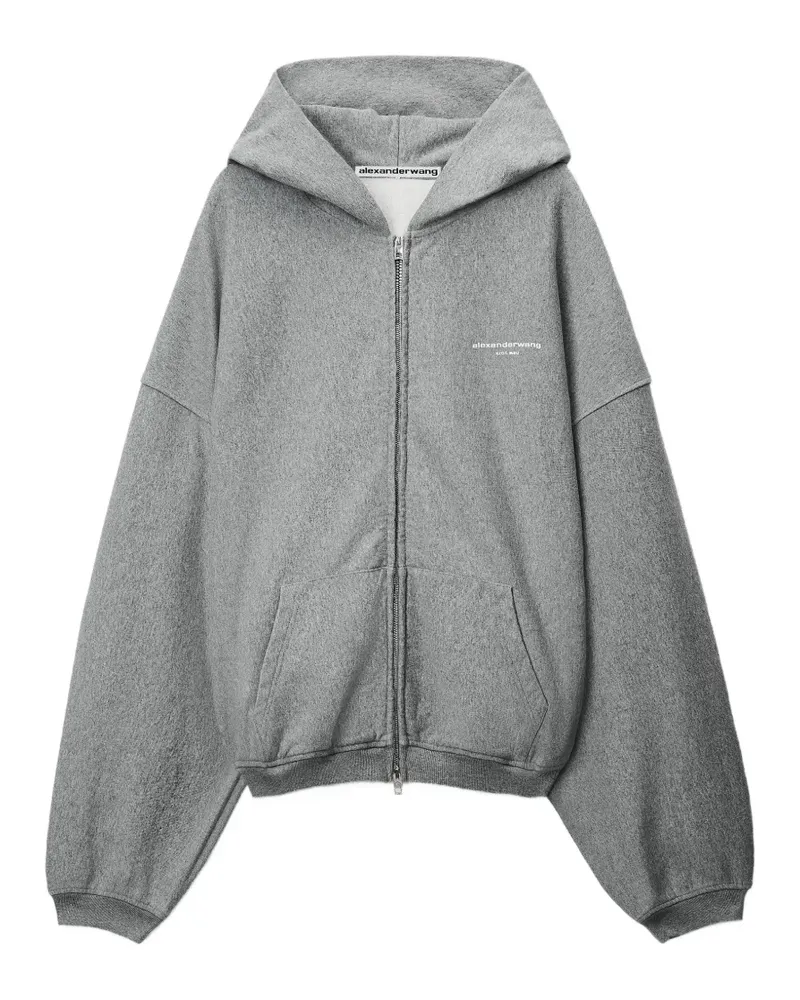 Alexander Wang Hoodie im Oversized-Look - Grau Grau