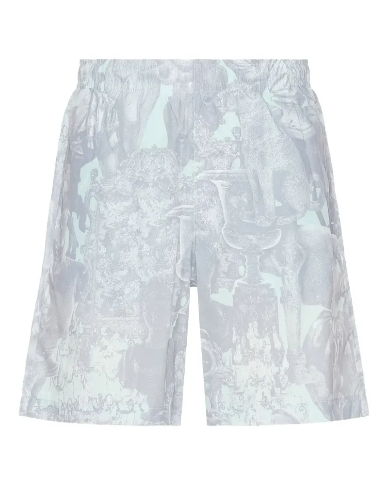 Givenchy Badeshorts mit Statuen-Print - Grau Grau