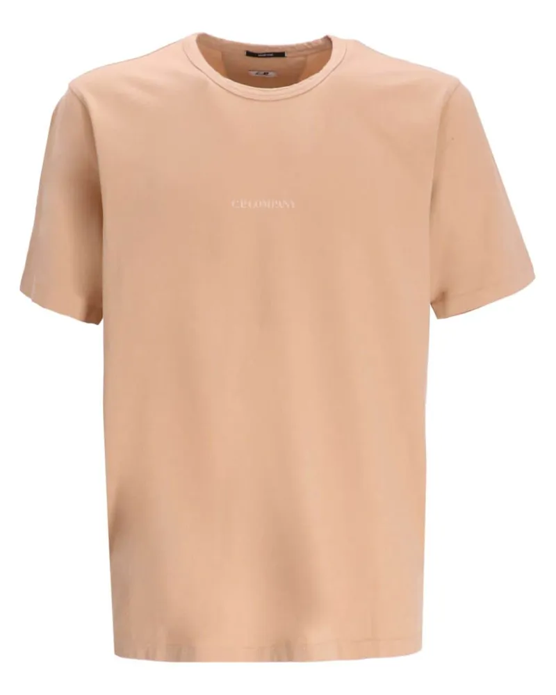 C.P. Company T-Shirt mit Logo-Print - Nude Nude
