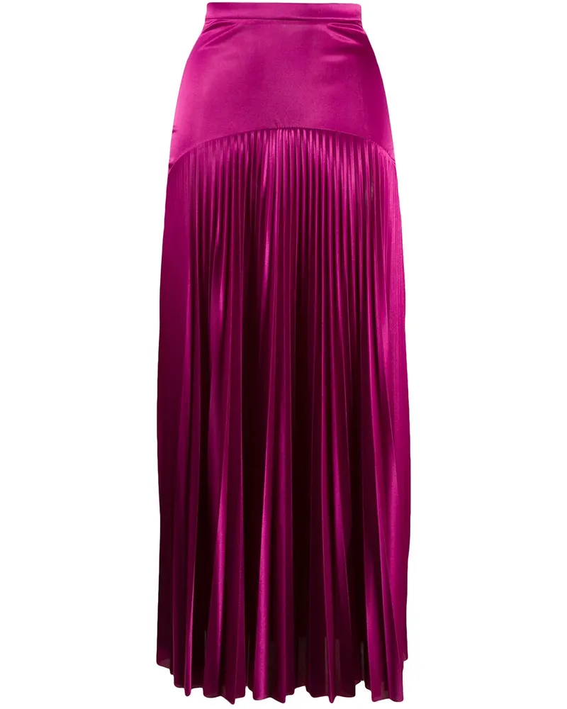 Christopher Kane Langer Faltenrock - Rosa Rosa