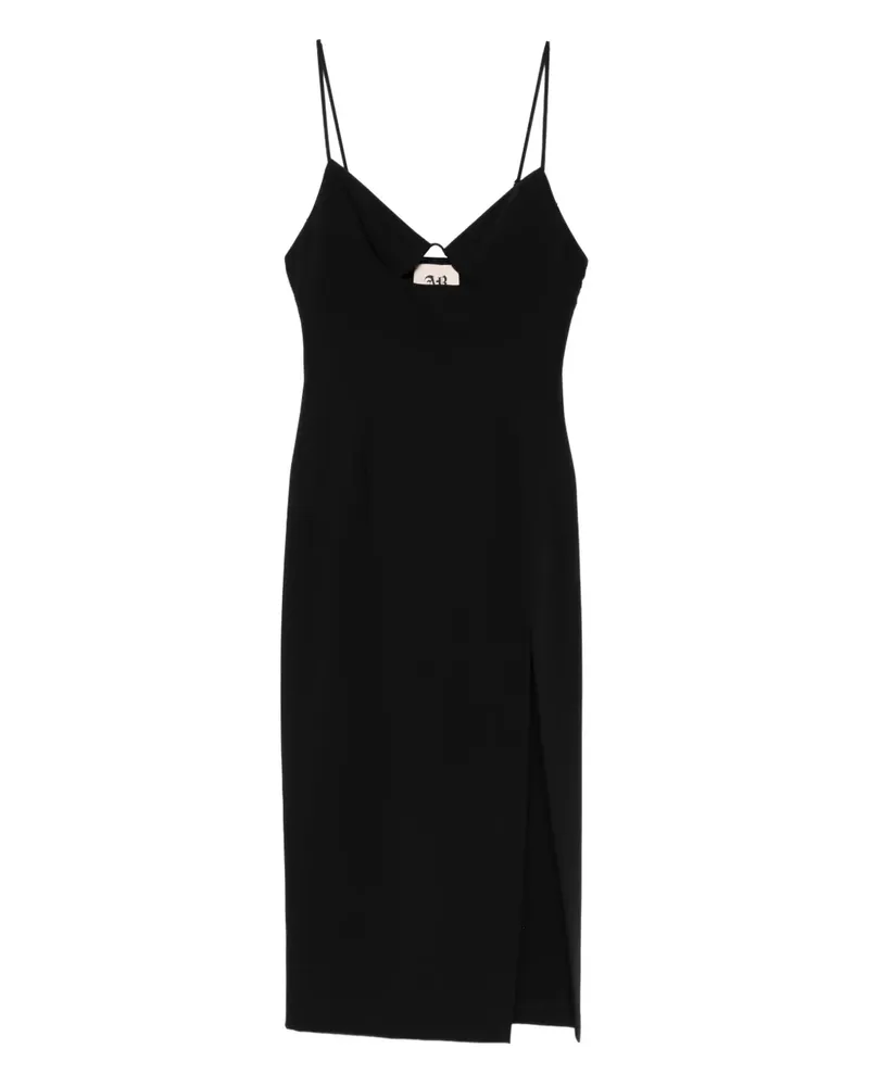 Aniye By Linda Midikleid - Schwarz Schwarz