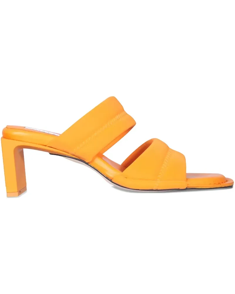 Miista strap heeled sandals - Orange Orange