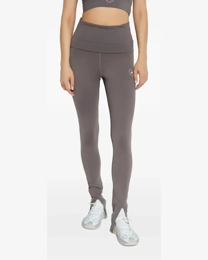 adidas Leggings mit Logo-Print - Grau Grau