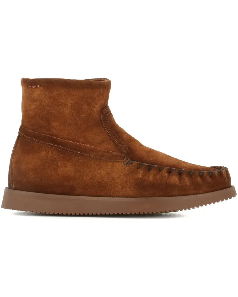 Alexander Hotto Stiefeletten aus Wildleder - Braun Braun