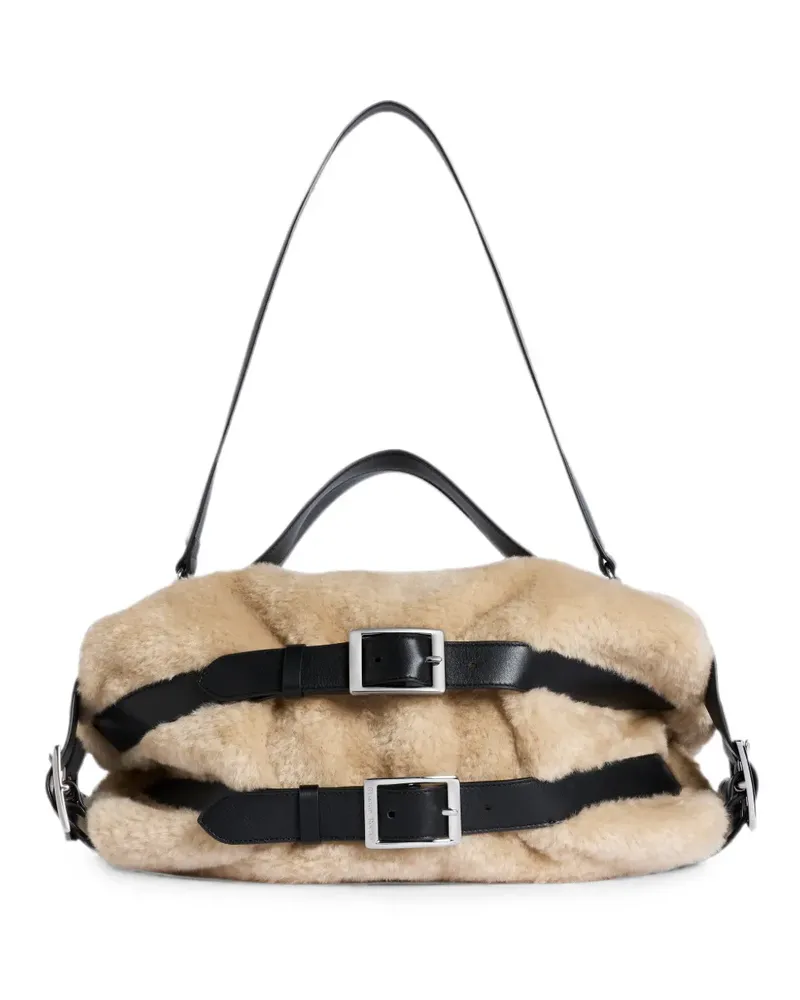 Simone Rocha Schultertasche mit Schnallendetail - Nude Nude