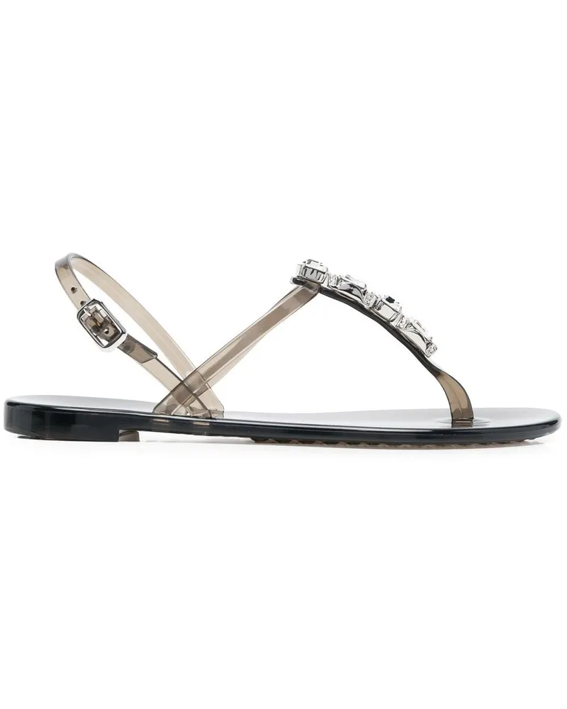 Casadei Sandalen mit Kristallen - Schwarz Schwarz