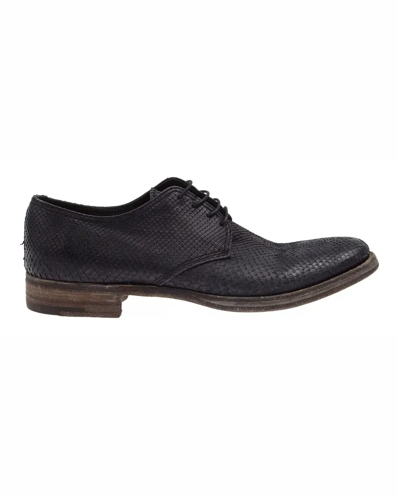 L'Eclaireur Derby-Schuhe im Used-Look - Schwarz Schwarz