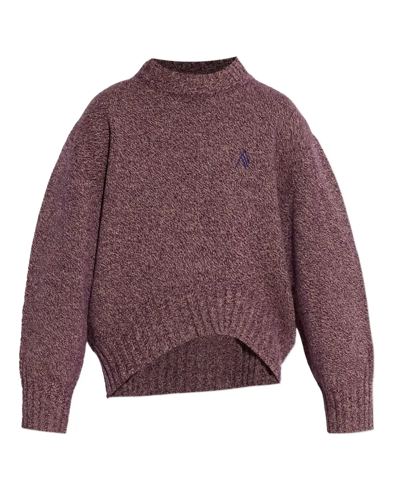 ATTICO Pullover mit Logo-Stickerei - Violett Violett