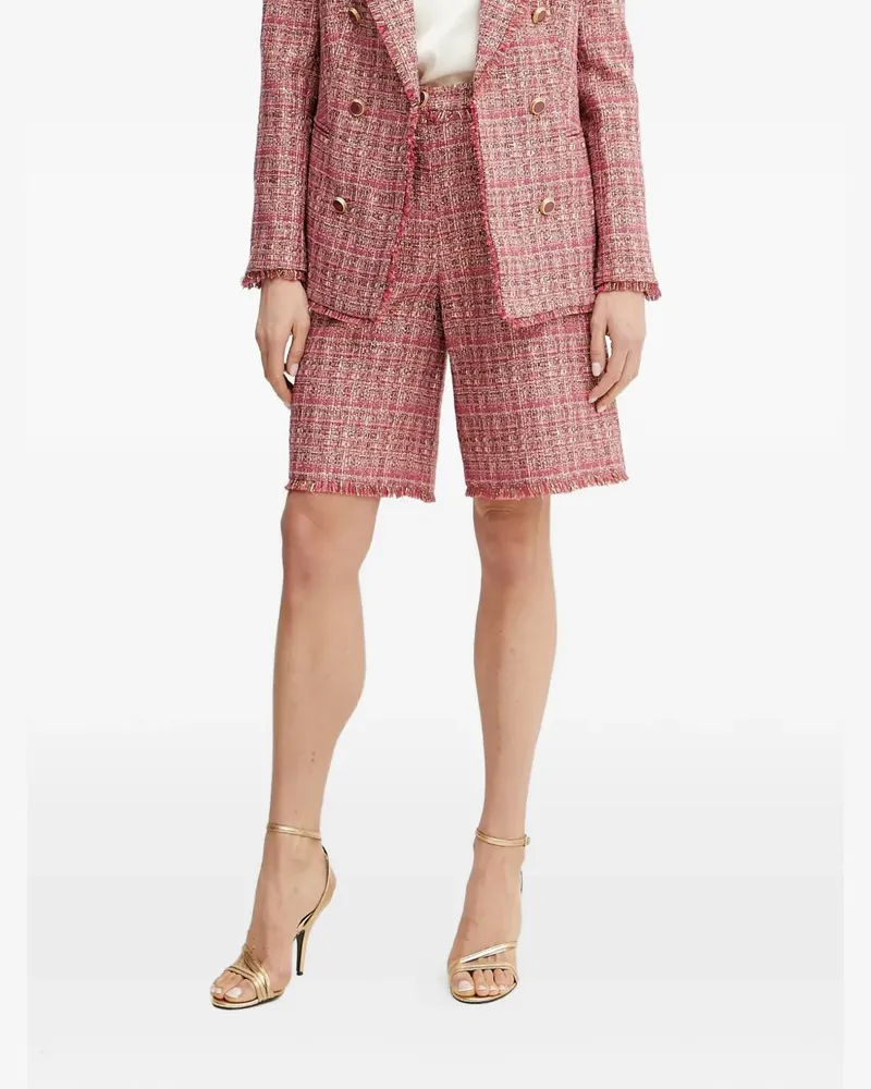 MARCIANO Los Angeles Ausgefranste Shorts - Rosa Rosa