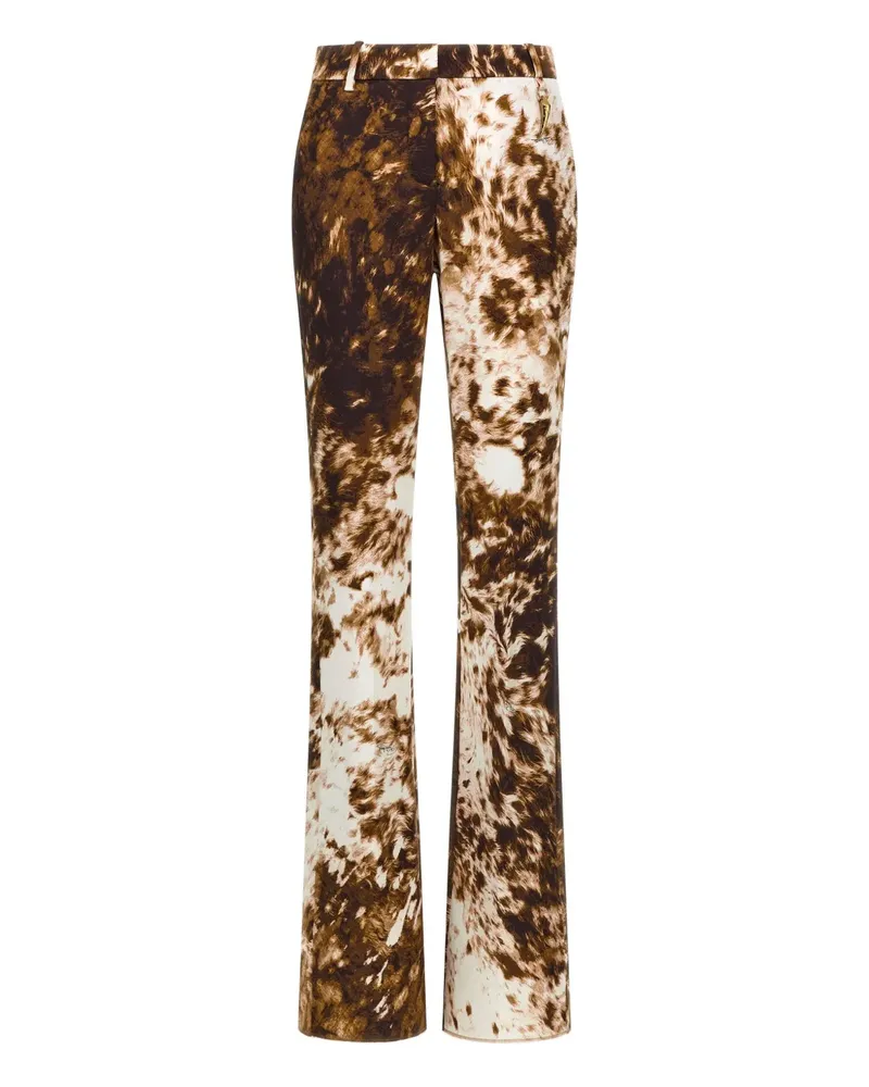 Roberto Cavalli Hose mit Print - Braun Braun